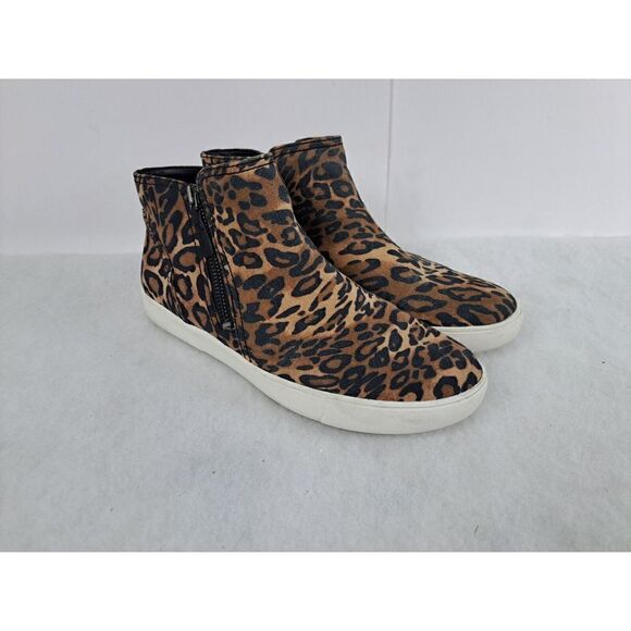Naturalizer Women's Size 8M Miranda Cheetah Fabric Ankle Boots Booties - Picture 2 of 10